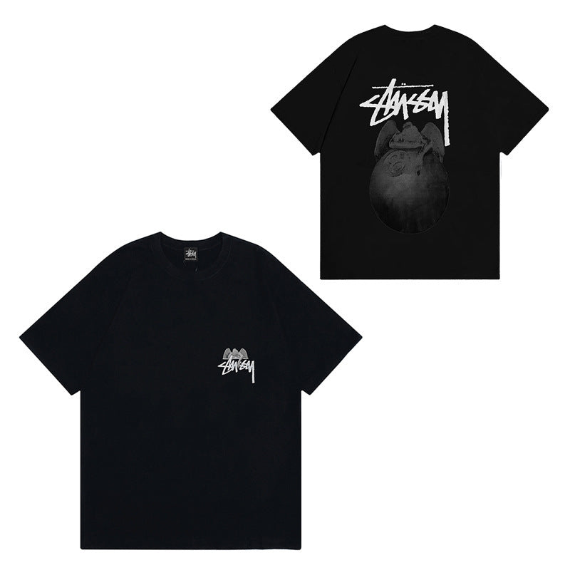 Stussy T-Shirts Casual Versatile Loose T-Shirts Couple