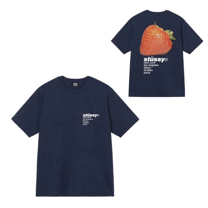 Stussy T-Shirts Casual Versatile Loose T-Shirts Couple
