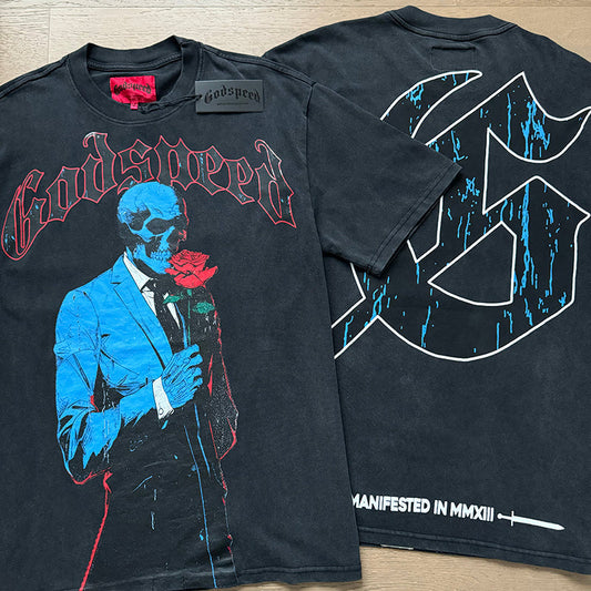 Godspeed T-shirts Retro Fantasy Pattern