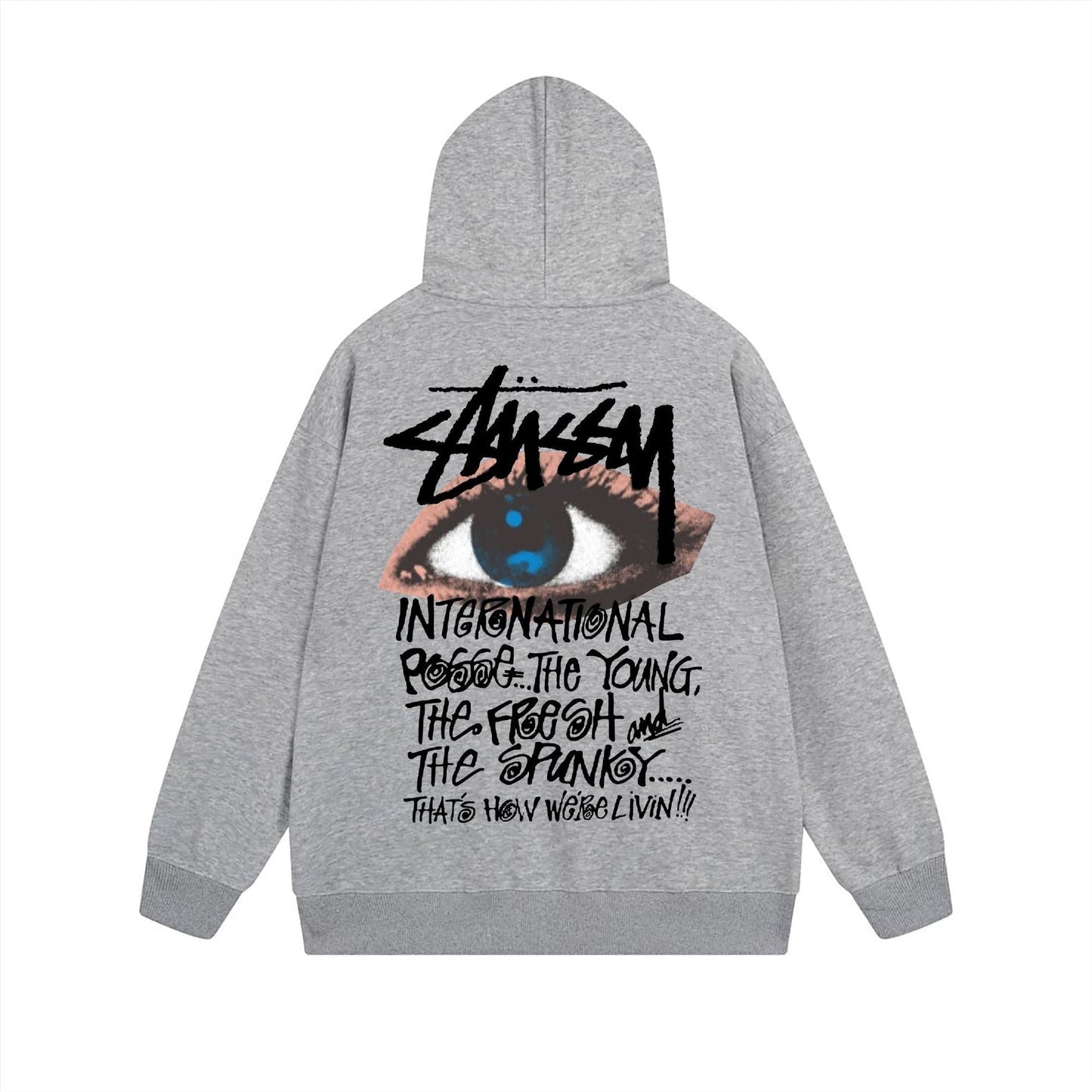 Stussy Hoodie Zip Cardigan Hooded Sweater
