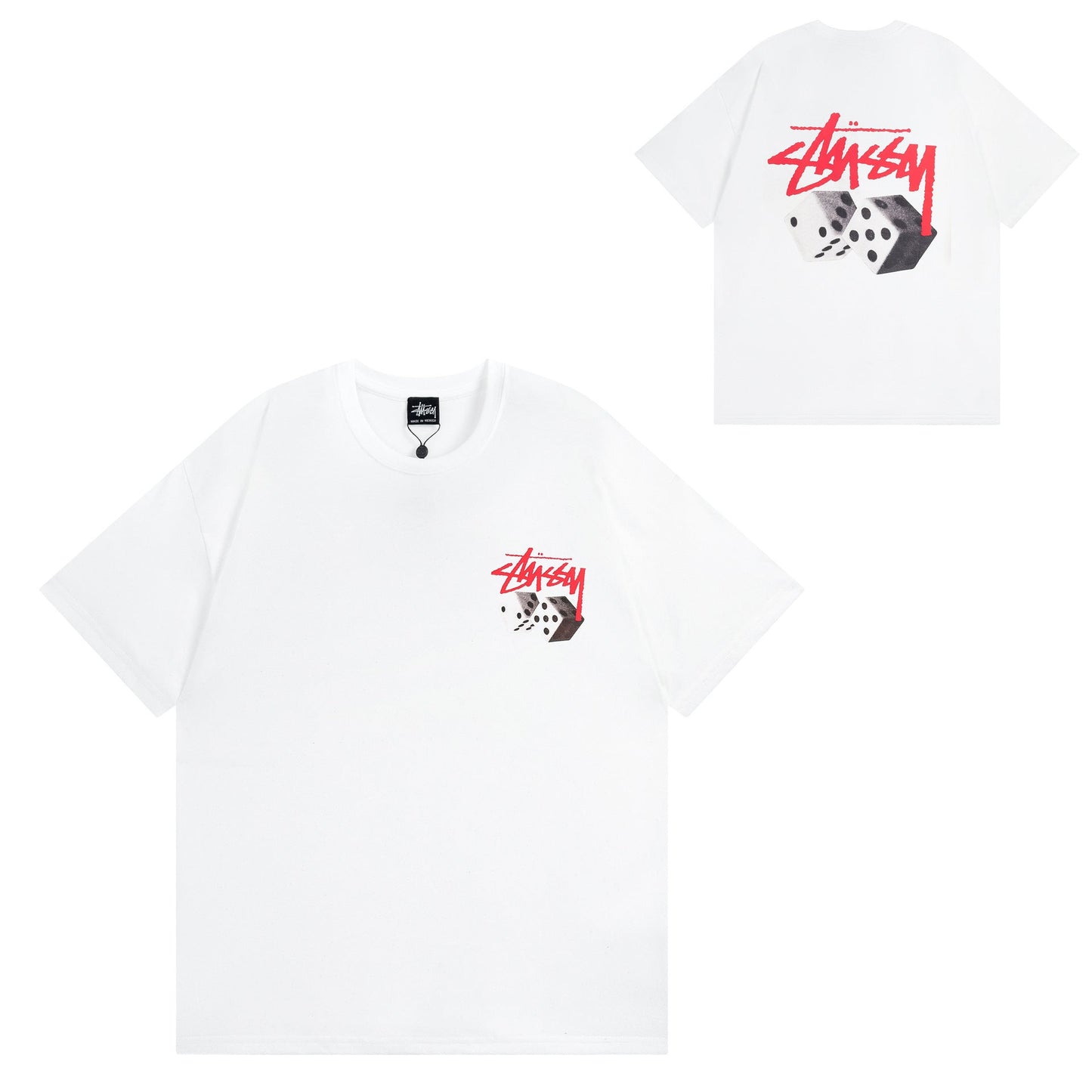Stussy T-Shirts Casual Versatile Loose T-Shirts Couple