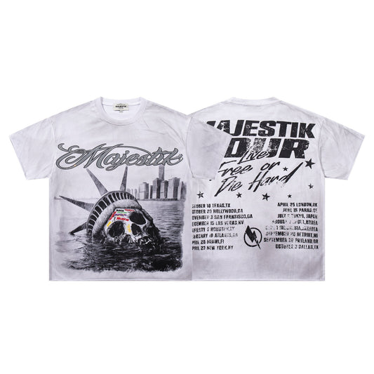 MAJESTIK Tour-Style Back Print T-Shirt ¡ª hero