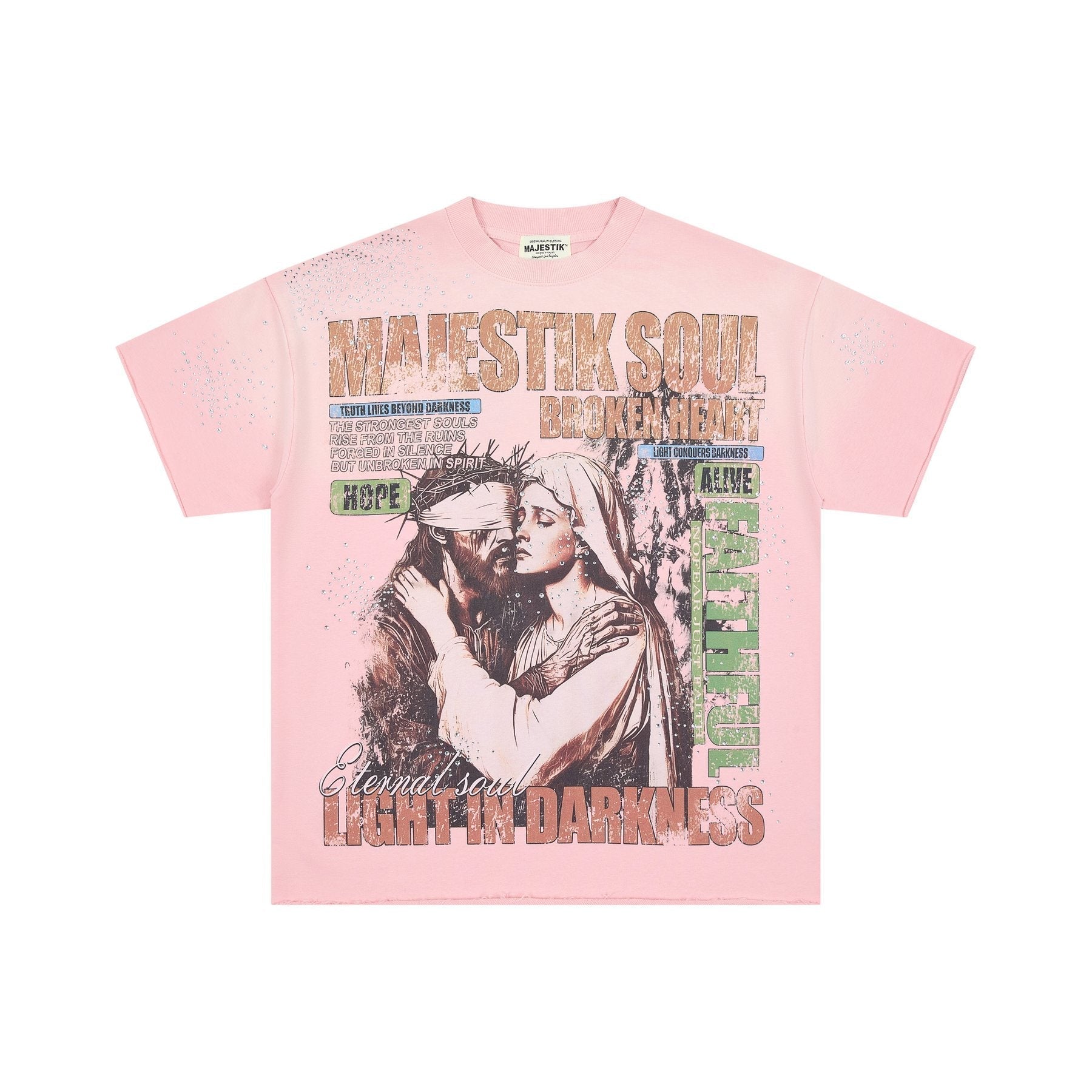 MAJESTIK Soul Graphic Short-Sleeve T-Shirt ¡ª front